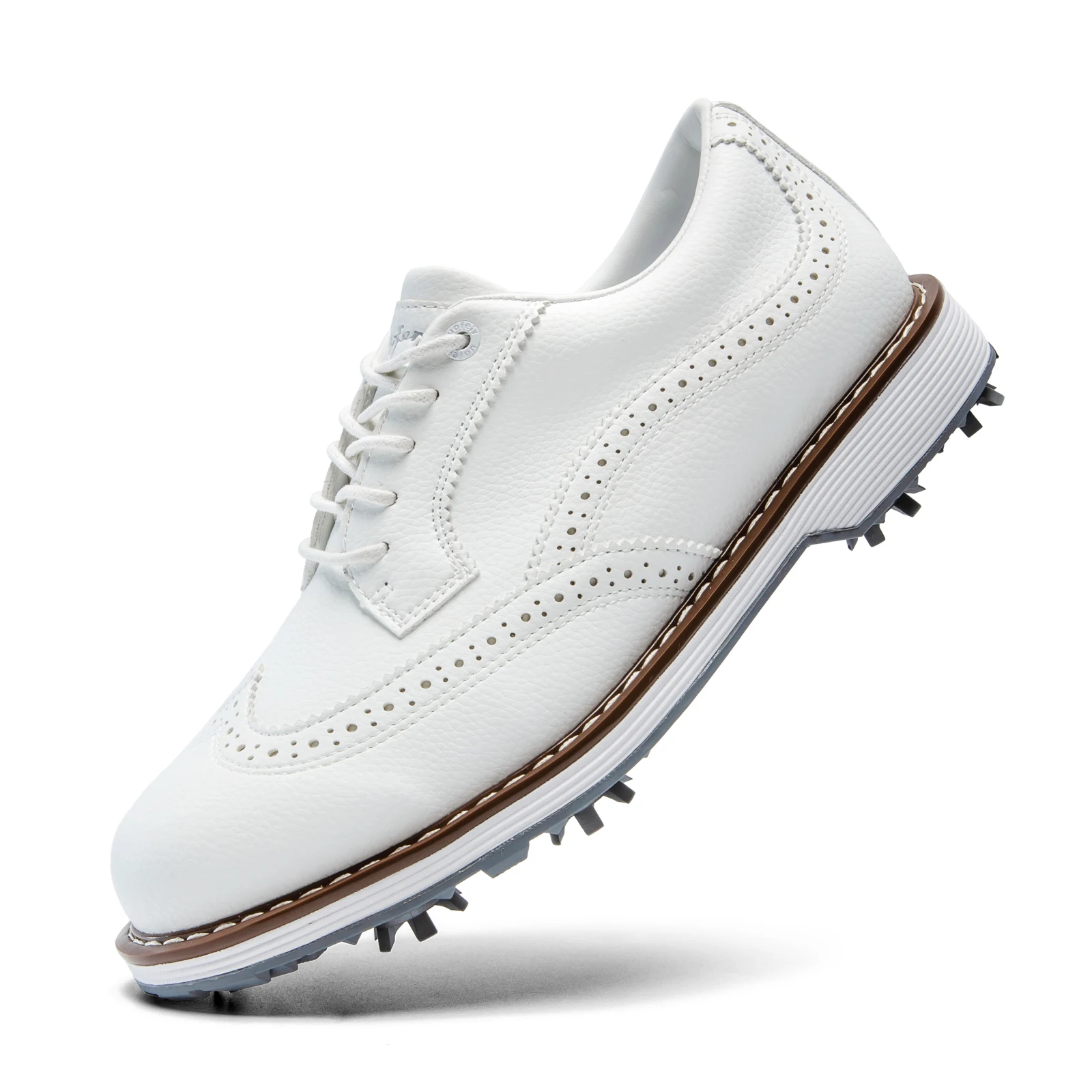 UOFEIY Softlite Professional Men's Golf Shoes Spiked Business Breathable Comfortable view 3