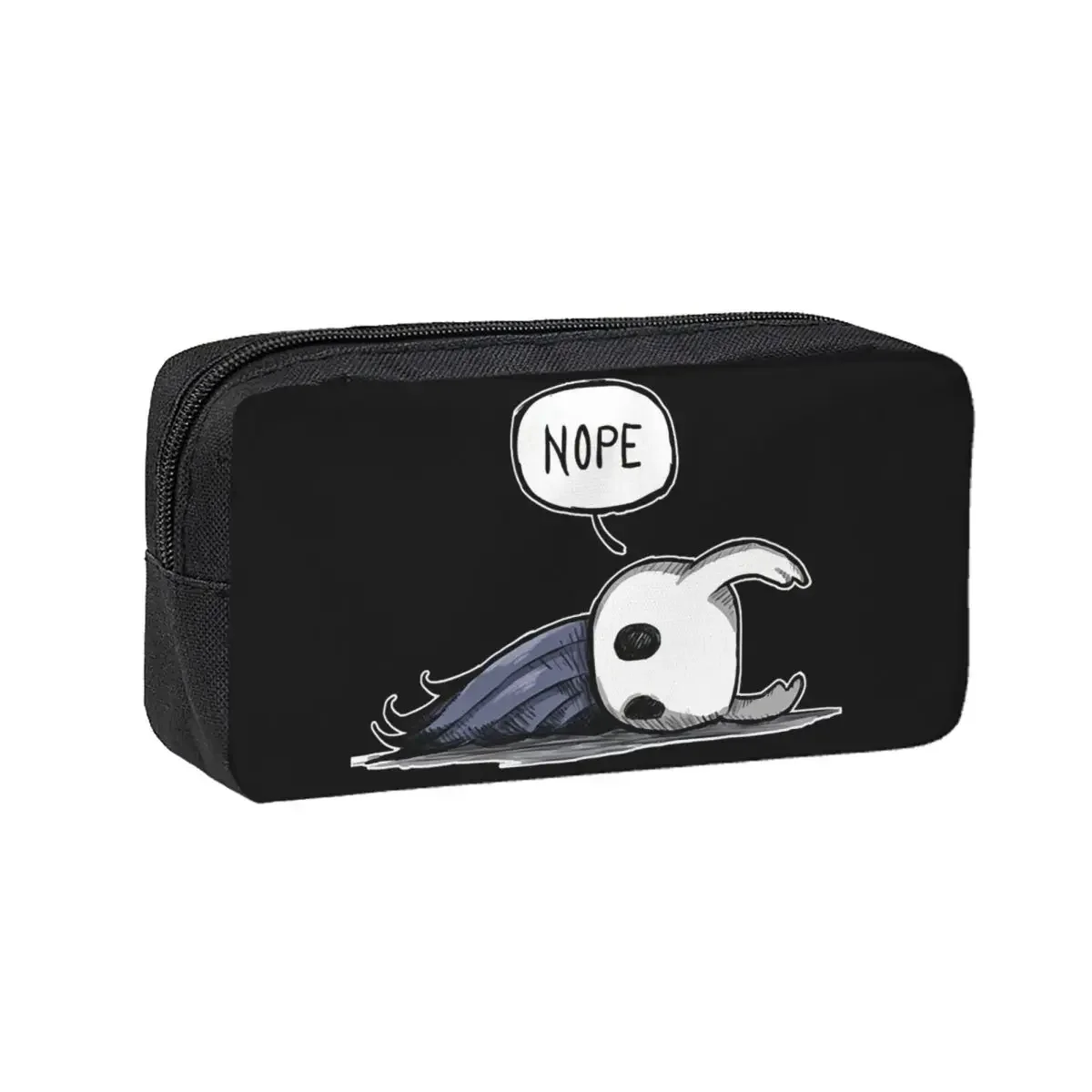 Hollow Knight Nope Not Today Pencil Cases for Student School Pen Box Pencil Bag Large Capacity Pencil Pouch Pen Holder