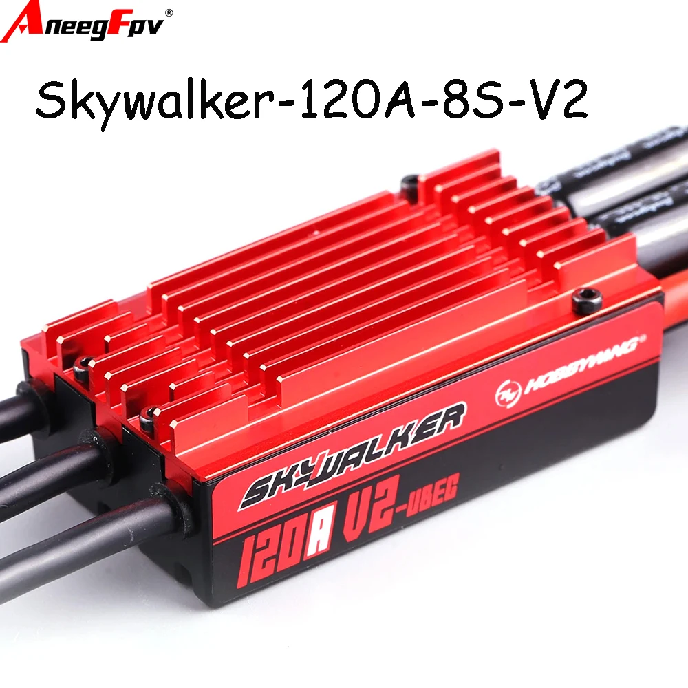 Hobbywing SkyWalker  120A V2  UBEC Brushless ESC with Backpropulsion Electric Adjustment For Aircraft Models