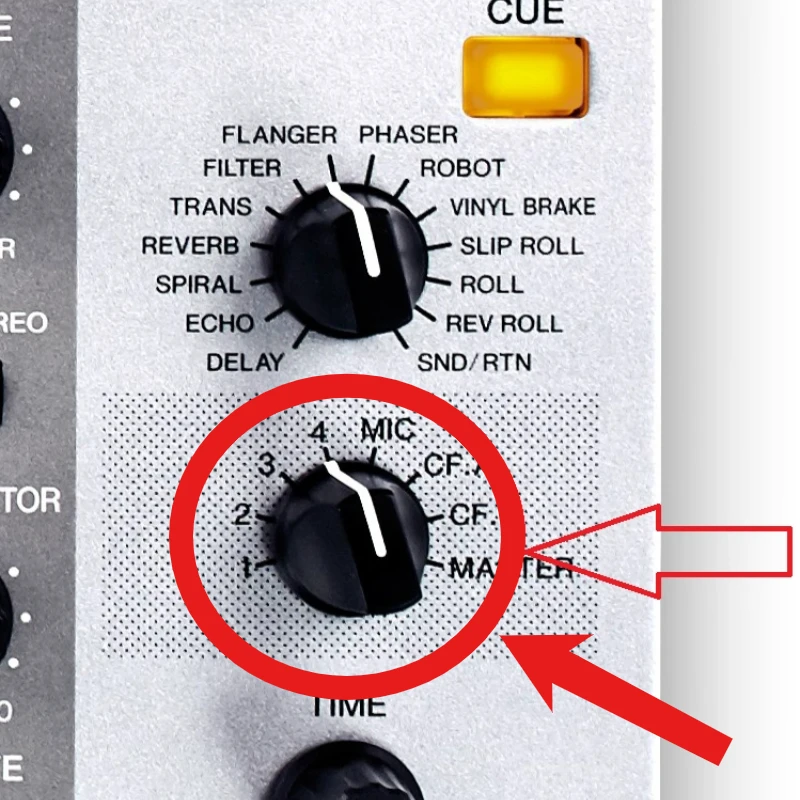 Pioneer DJM700 DJM750 850 Ручка выбора настройки эффектов микшера DAA1213