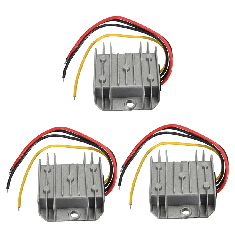 3X DC-DC 12V Step Up To 24V 3A 72W Car Power Converter Regulator