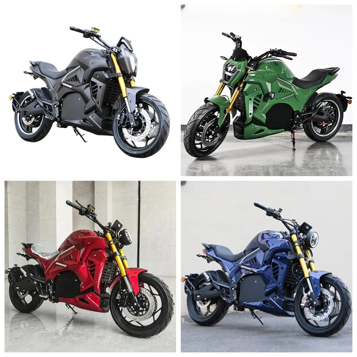 

2025 новейший индивидуальный OEM/ODM 5000 Вт 120 км/ч скорость дальнего действия электрический спортивный мотоцикл для взрослых