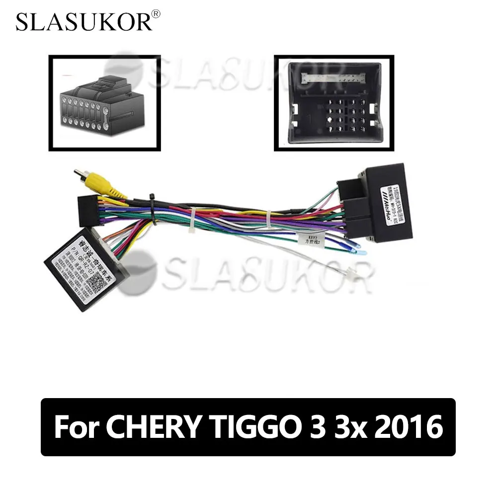 

Audio Fitting For Chery Tiggo 3X 3 2016+ Cable Canbus Auto Car Radio Dashboard GPS stereo panel for mounting 2 Din DVD frame