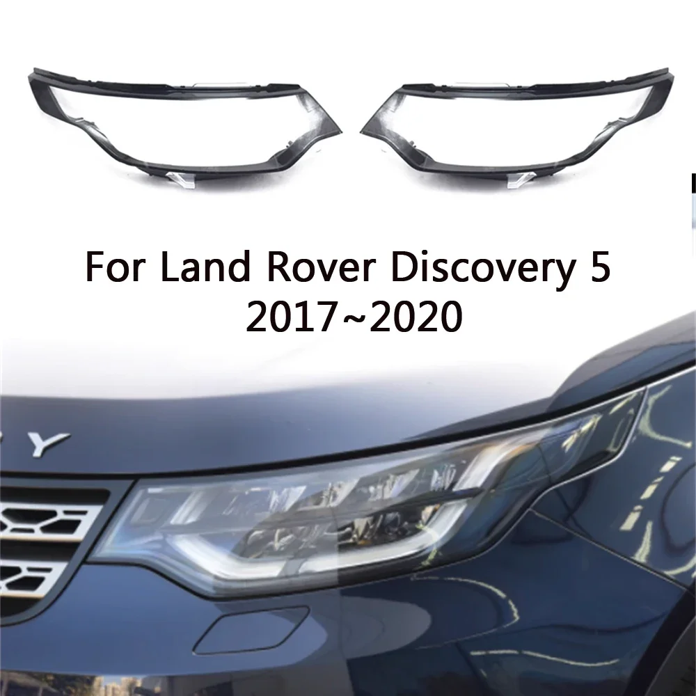 

HTTCY Для Land Rover Discovery 5 2017 ~ 2020 передняя крышка автомобильной фары, корпус линзы, абажур, корпус фары