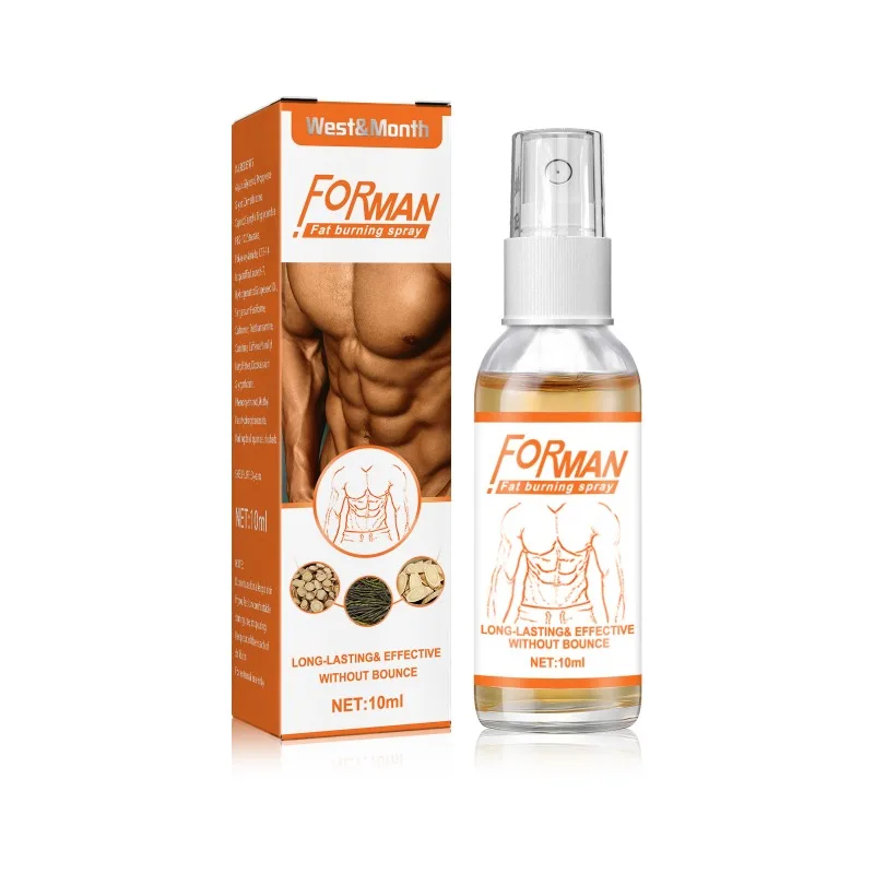 Crema muscular Abdominal anticelulitis, quemagrasas, pérdida de peso, Spray adelgazante, Fitness, potente Crema para fortalecer los músculos, 10ml