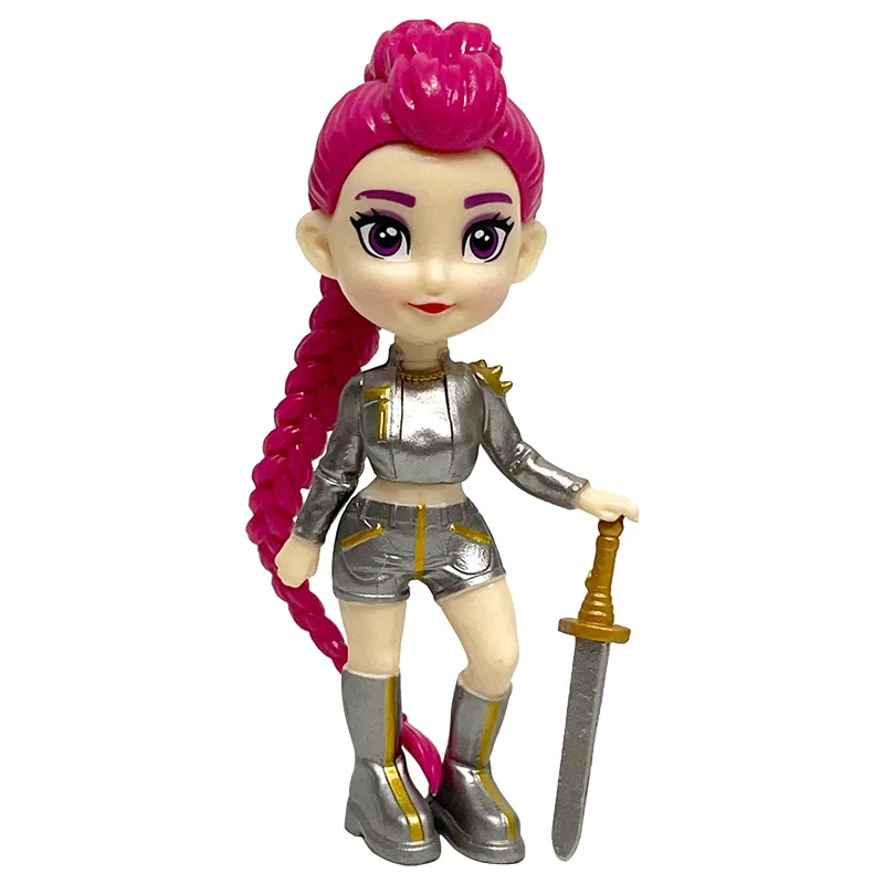 hot 6pcs/Set Kpop Demon Hunters Figure Toy Cartoon Rumi/Mira/Zoey Action Figure PVC Desktop Decoration Model Doll Toy Fans Gift