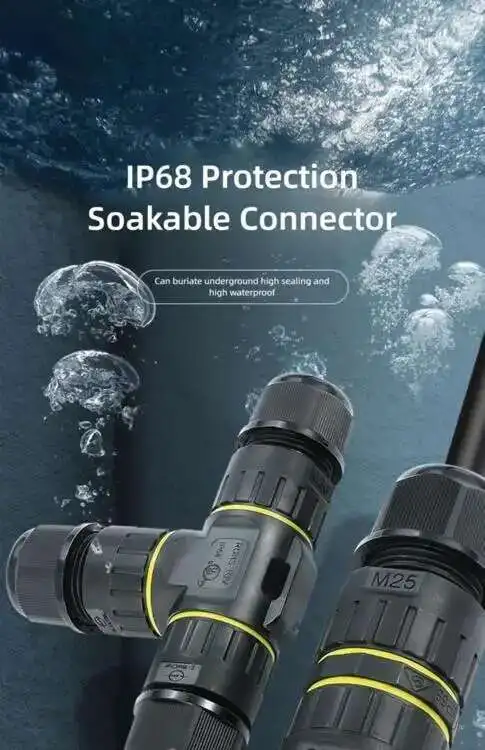 IP68 Wasserdichte Klemmenblöcke Outdoor Regenfeste Drahtverbinder Lötfreie LED-Lampen Elektrische Kabelverbindungen Schnellverbinder – Detail 1