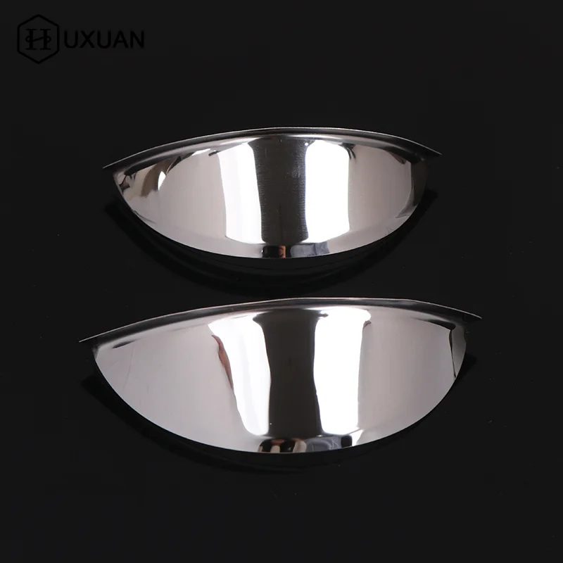 1pcs Universal Chrome Metal Scooter Headlight Rainproof Cover 5.75