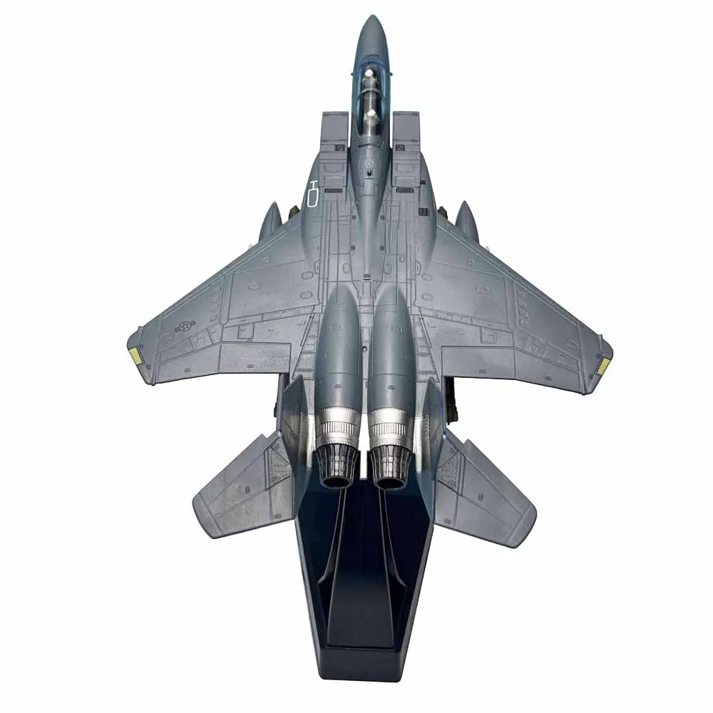 1/100 skala US F-15E tentara F15E Strike Eagle Fighter-bomber pesawat Diecast logam pesawat dirakit Model pesawat mainan anak-anak