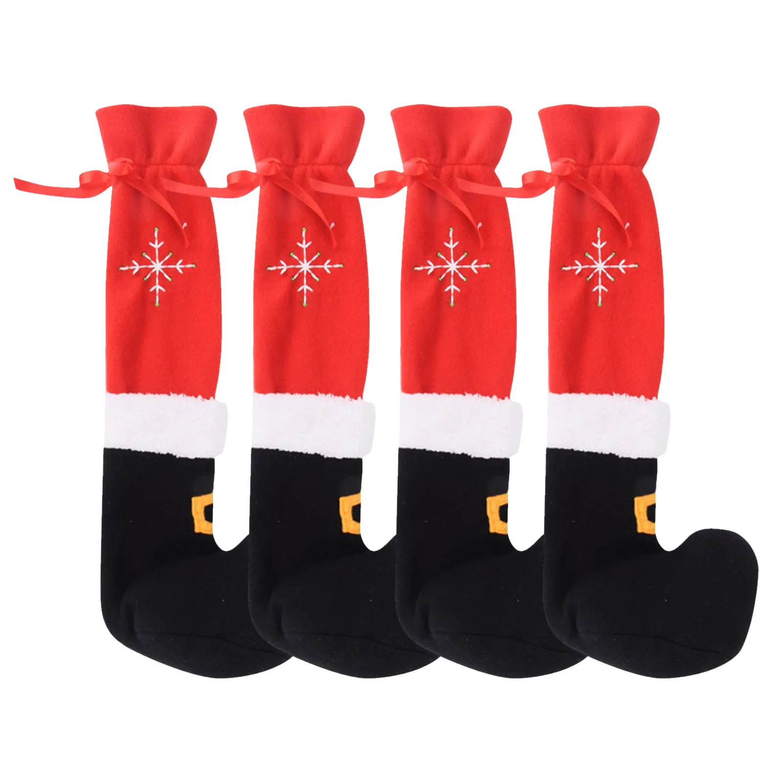 Santa Chair Feet Festive Christmas Cover Decor Elf Leg Warmers Xmas Home Dining Table Decoration Holiday Party Ornament 2026 T1