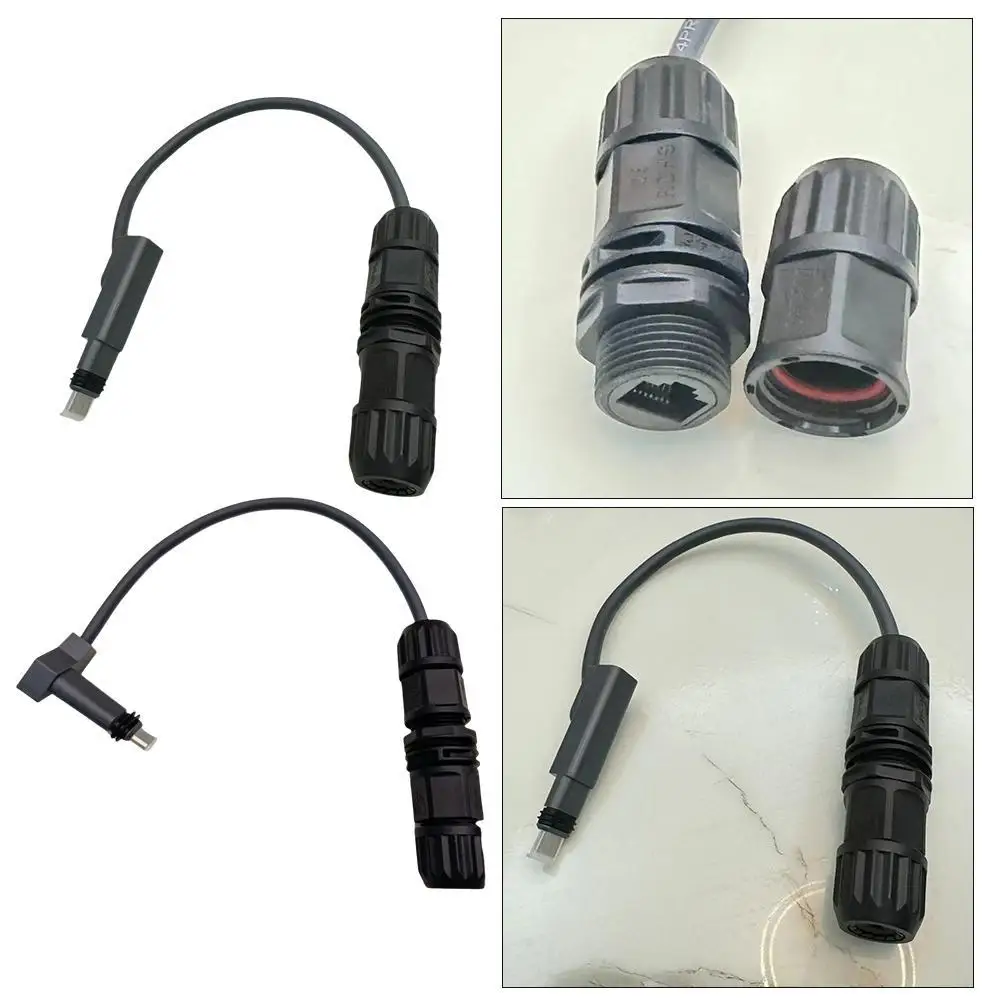 

1Pc for StarLink V2 Rj45 Adapter Waterproof Cable Connector Internet Cable Extension Router Side Satellite Terminal Connector