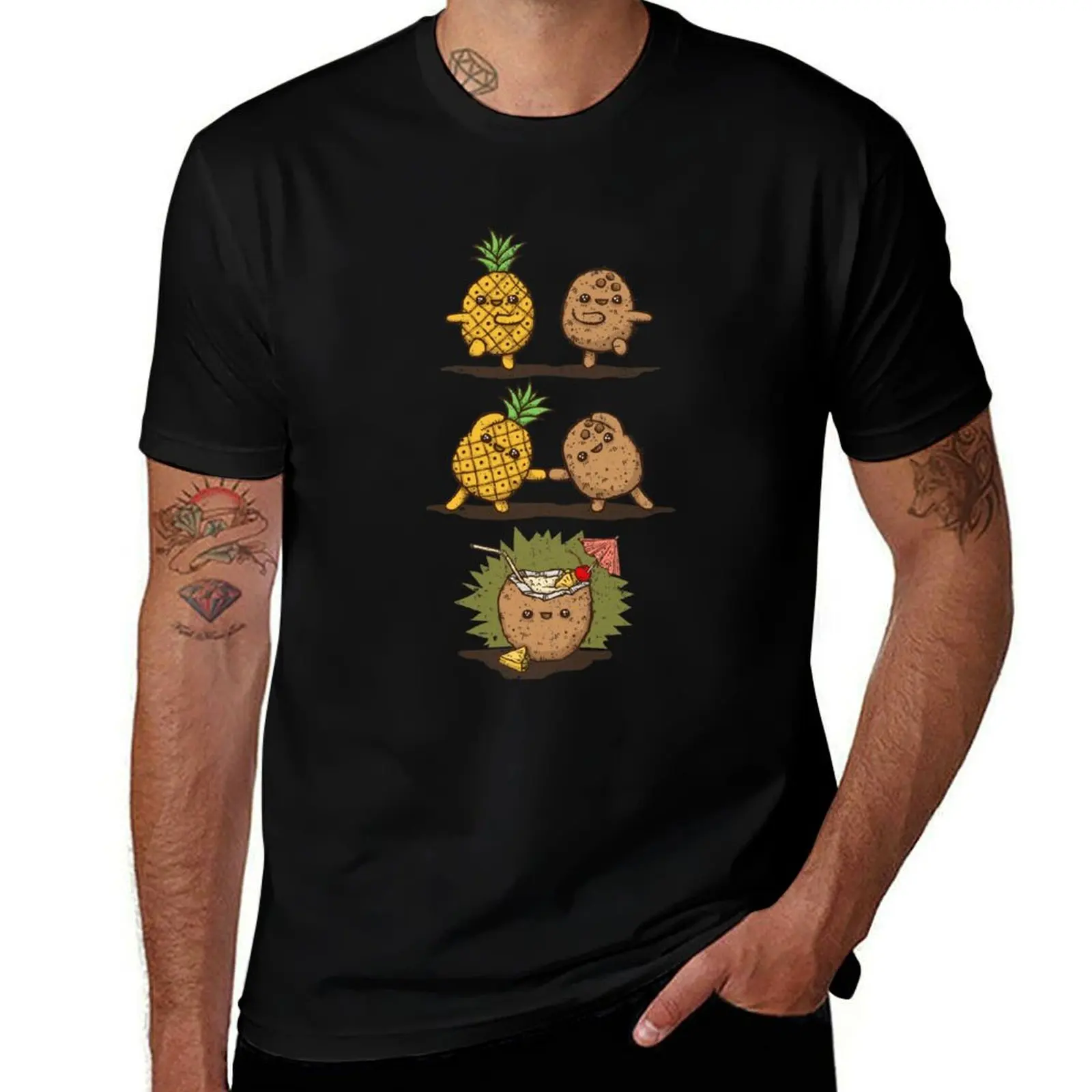 Pina Colada Recipe T-Shirt Festival Party Tee Top T-Shirt