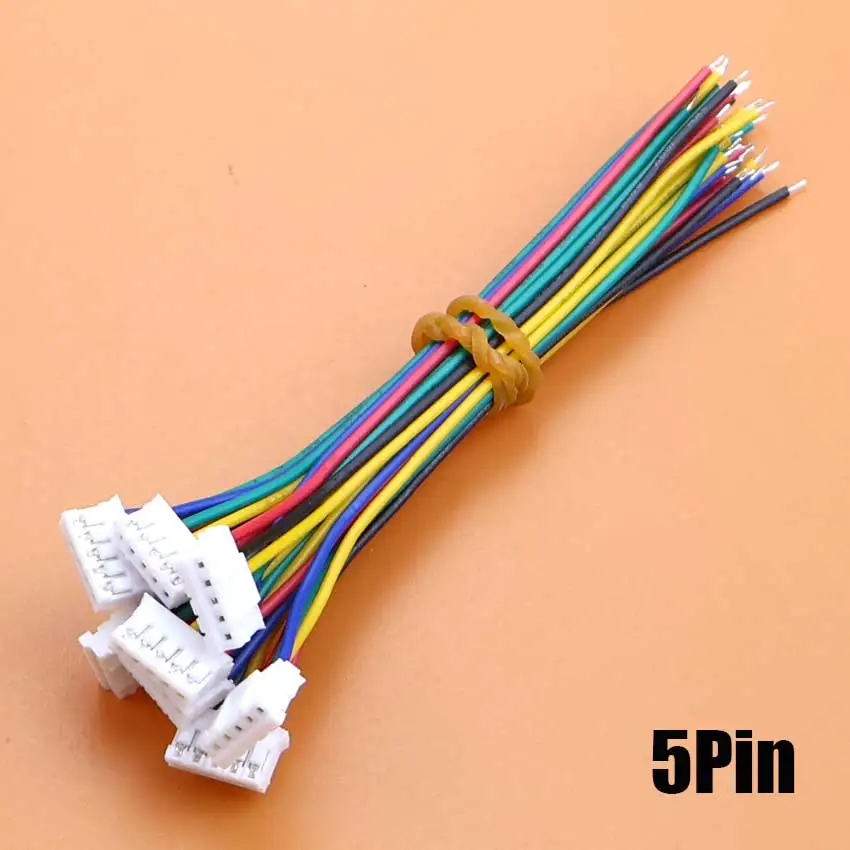 10PCS PH2.0 PH 2.0mm Terminal Wire Cable Connector 2/3/4/5/6/8/10/12 Pin 2.0MM Pitch Plug 10CM/20CM/30CM Wire Length 26AWG