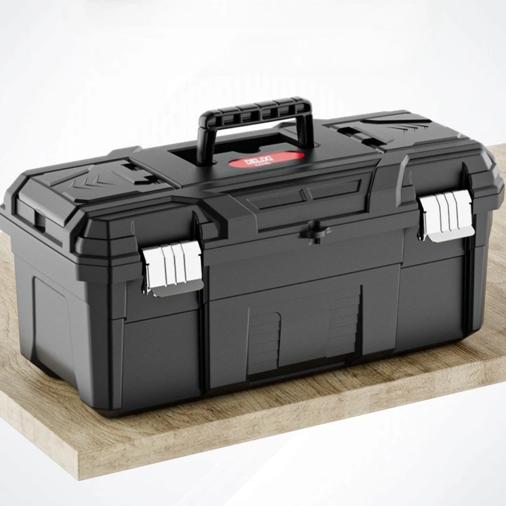 Electrician Tool Box Portable Professional Hard Parts Box Multifunctional Large Capacity Waterproof Shockproof Sealed Tool Box