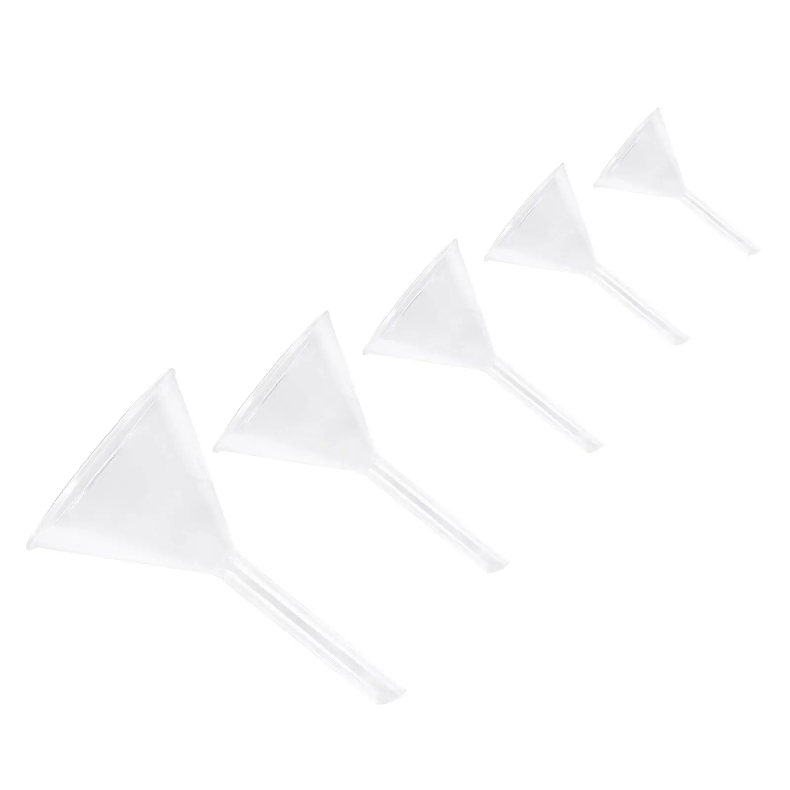 

Набор из 5 стеклянных треугольных воронок, устойчивых к химическим веществам, для лабораторного анализа и розлива жидкостей, лабораторное оборудование