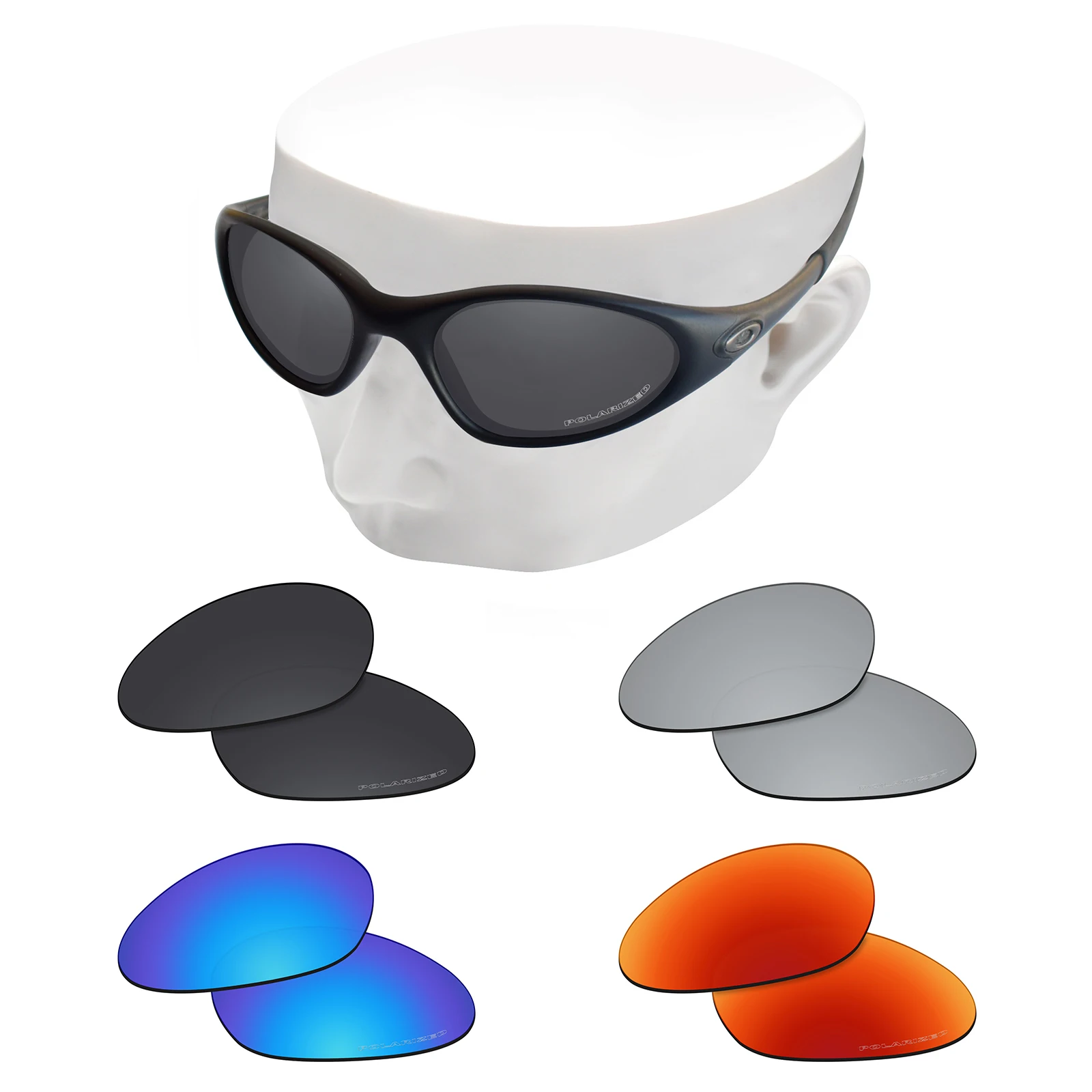 

OOWLIT Anti-Scratch Polarized Lenses Replacements For Oakley Minute 1.0 Sunglasses - Multi Colors