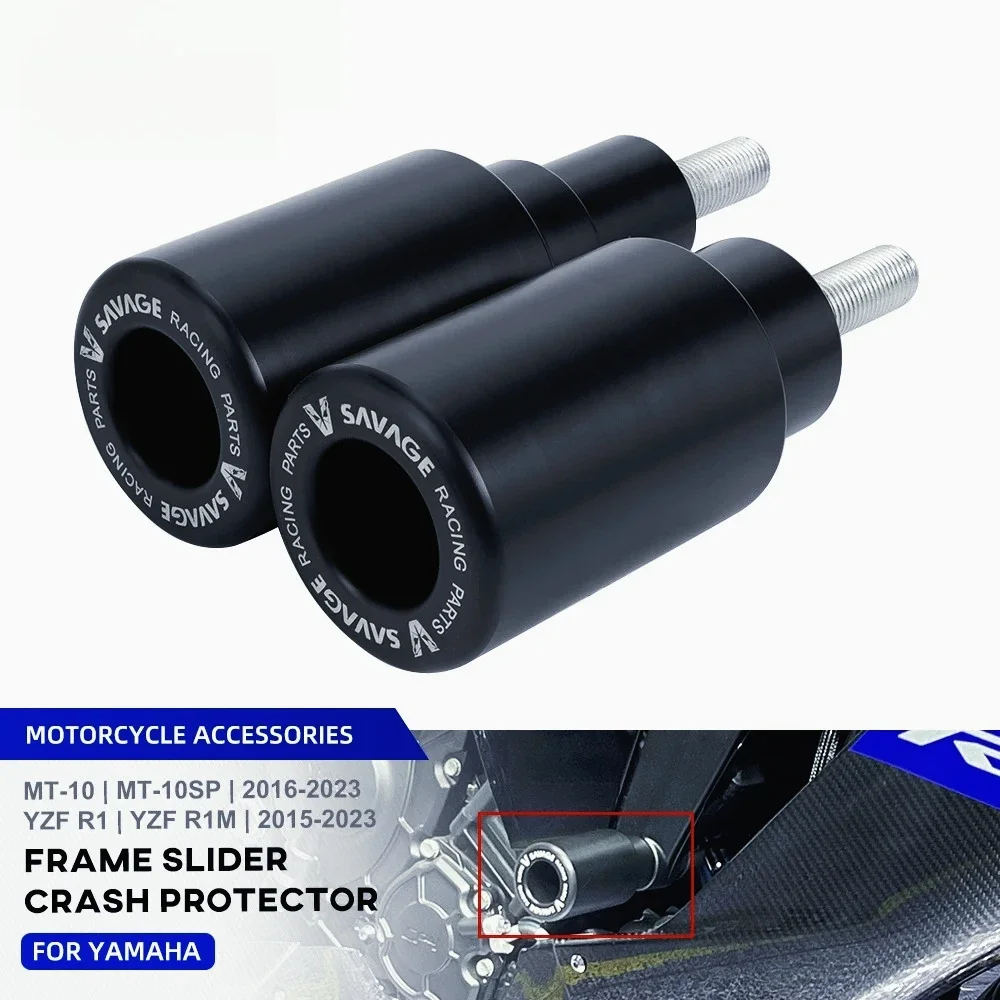 

For Yamaha MT-10 MT10 SP 2023 Frame Crash Pad Sliders Protector YZF R1 R1M 2015-2022 Motorcycle Accessories Falling Protection