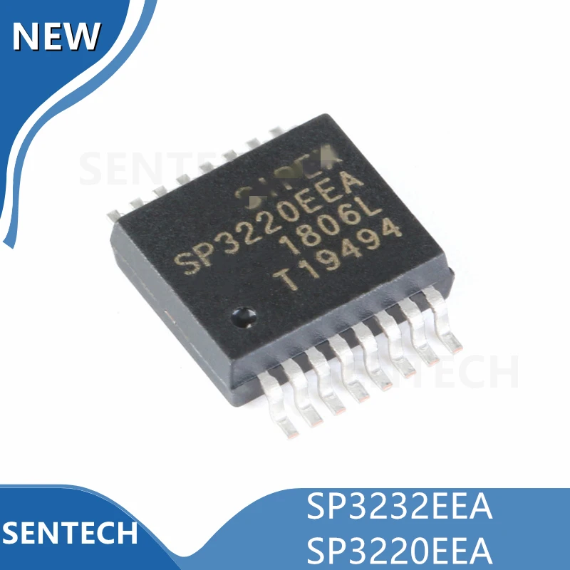 10 PÇS/LOTE Original Novo SP3220EEA SP3220E SP3220 SP3232EEA SP3232E SP3232 SMD SSOP16 RS232 SP3232 Chip IC