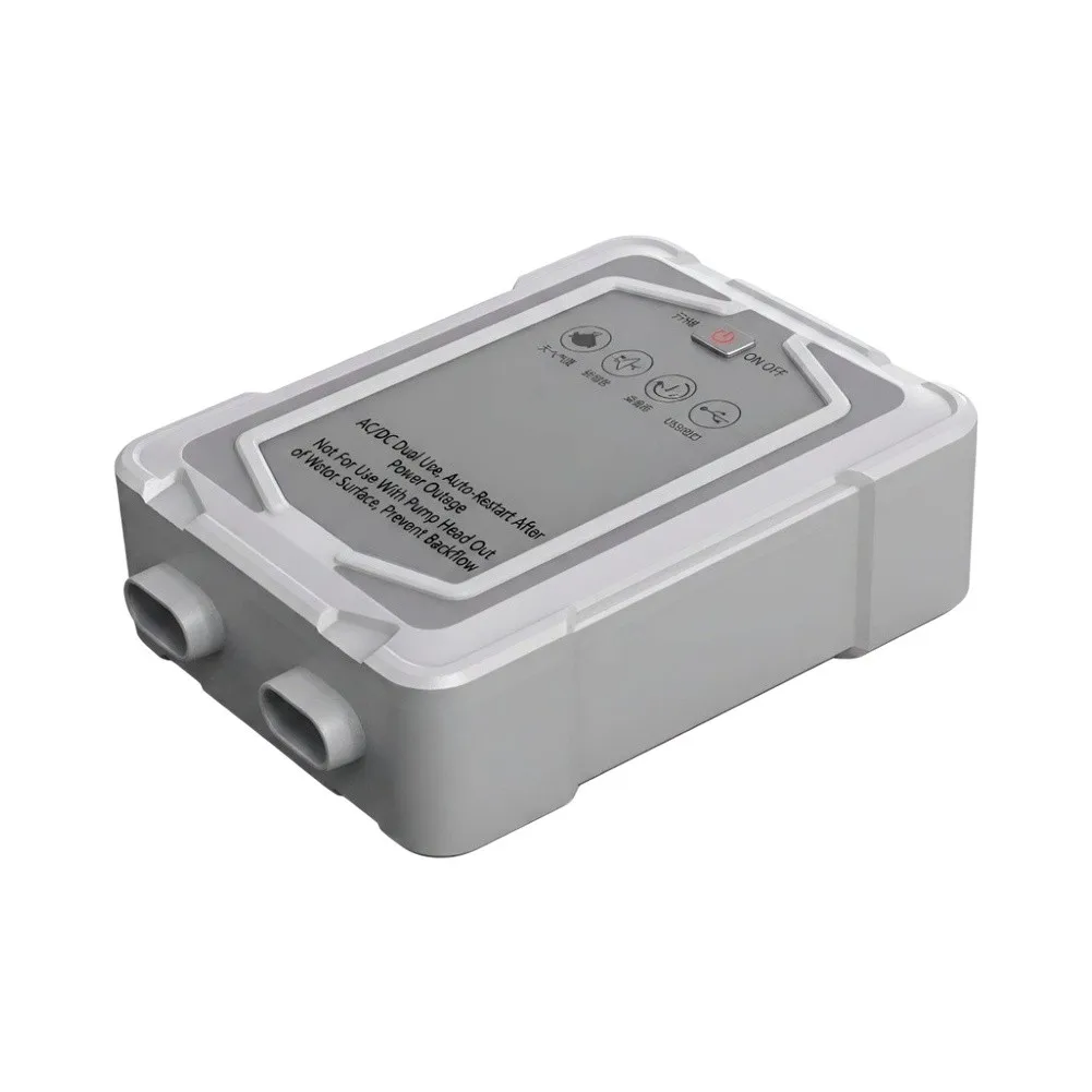 Rechargeable Fishing Air Pump with 3-Level Air Control Quiet ABS Clip for For outdoor Pond Bait Oxygen Supply 3L/min