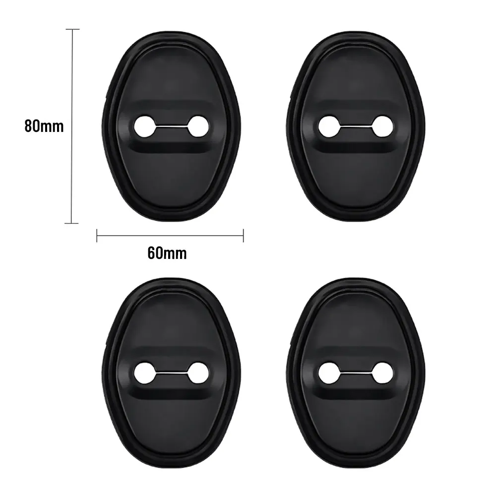 For NISSAN QASHQAI 2022-2024 Car Door Shock Absorber Door Lock Protector Silicone Auto Door Lock Latches Cover Accessories