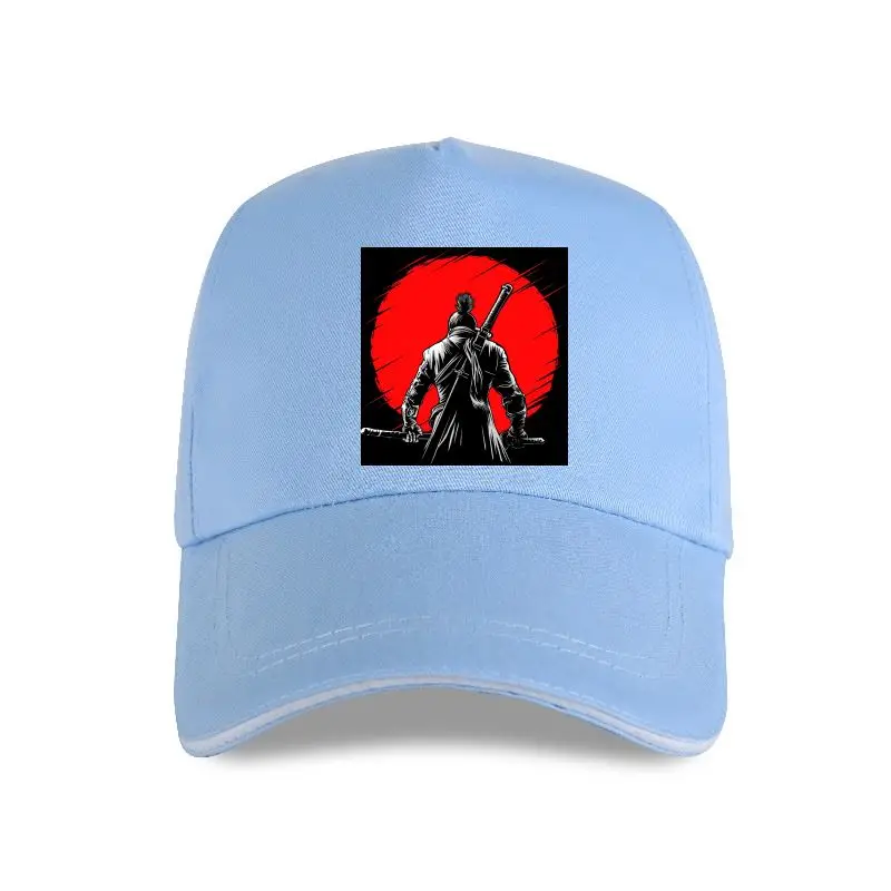 One-armed Wolf Red Sun Sekiro Shadows Die Twice Men 100% Cotton Samurai Game Japanese Baseball cap