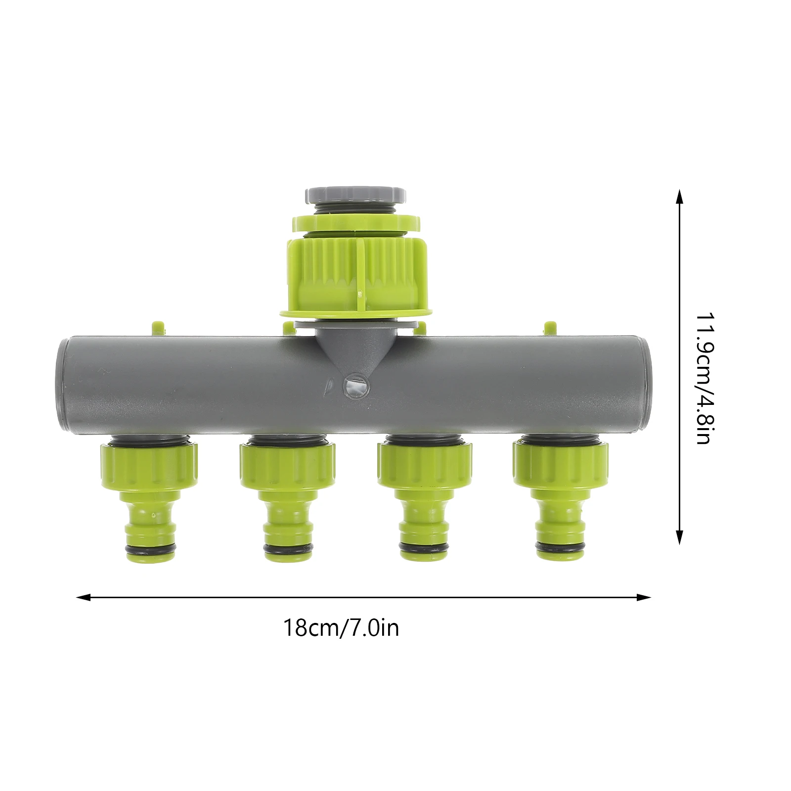

Four Hose Splitter ABS Material Watering Connector Pipe Adapter Outdoor Faucet Sprinkler Attachment Plastic Garden