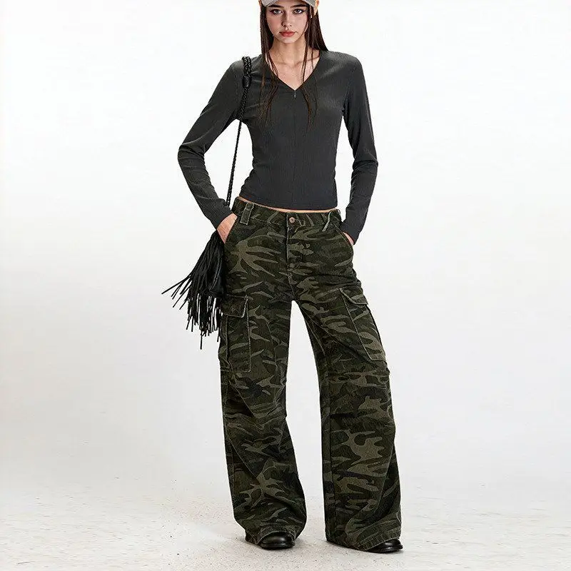 HeyHenry Top ajustado para mujer ort Sve v-ne Base irt Long Sve Commute Sle versión coreana Color Otoño Invierno