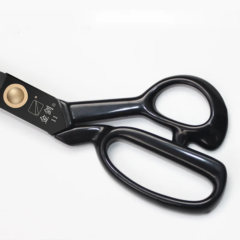 Black Manganese Steel Tailor Scissors,9-12 Inch Professional Scissors For Clothing Sewing Fabric Leather Cutting Household Tool