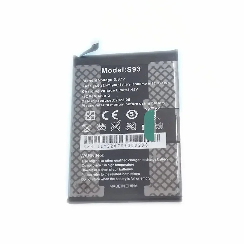 Battery For Oukitel WP17 Bateria S93 8300mAh Mobile Phone Repair Parts