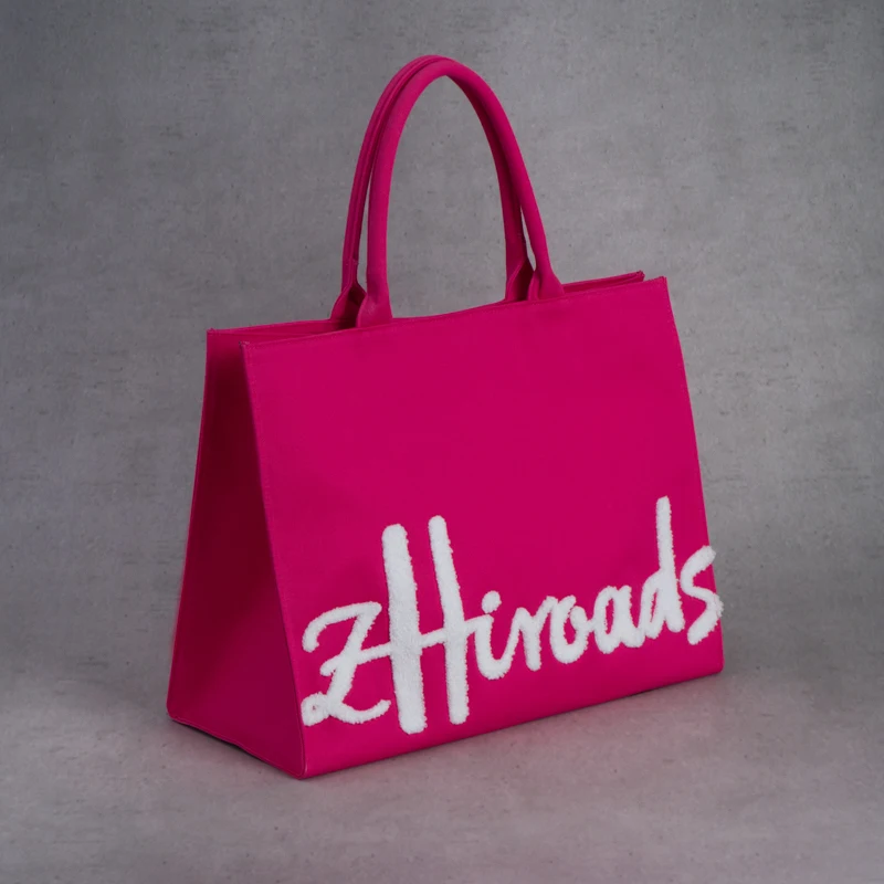 Zhiroads  Luxury Shopping Canvas Cotton Tote Bag Handbag for Women