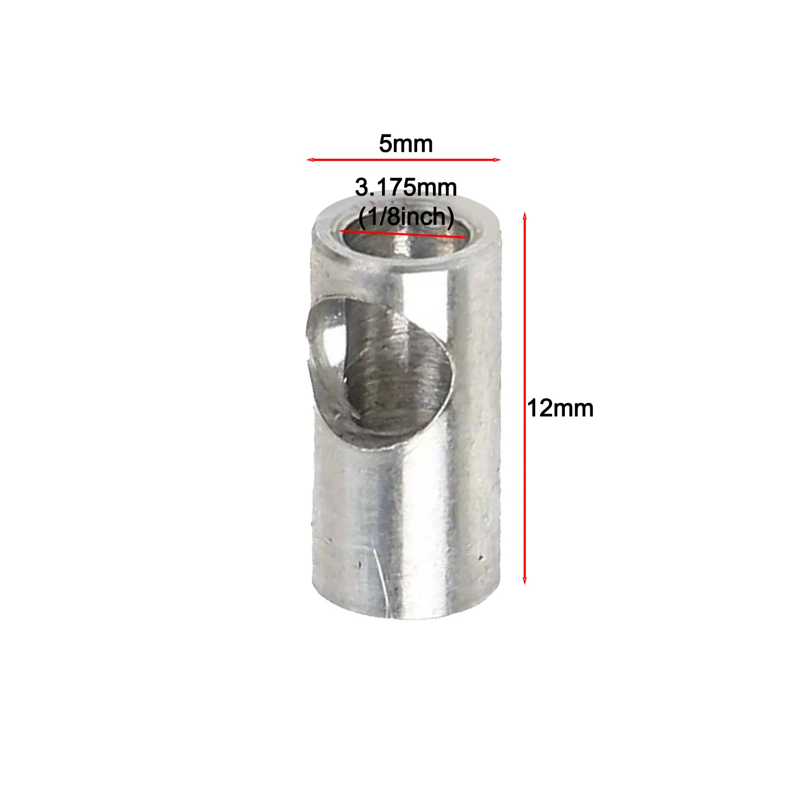 For 3650 550 540 RC Motor Sleeve Adapter Pinion Reducer Screws Shaft 3.175mm To 5mm Axle Change-Over Steel Hot