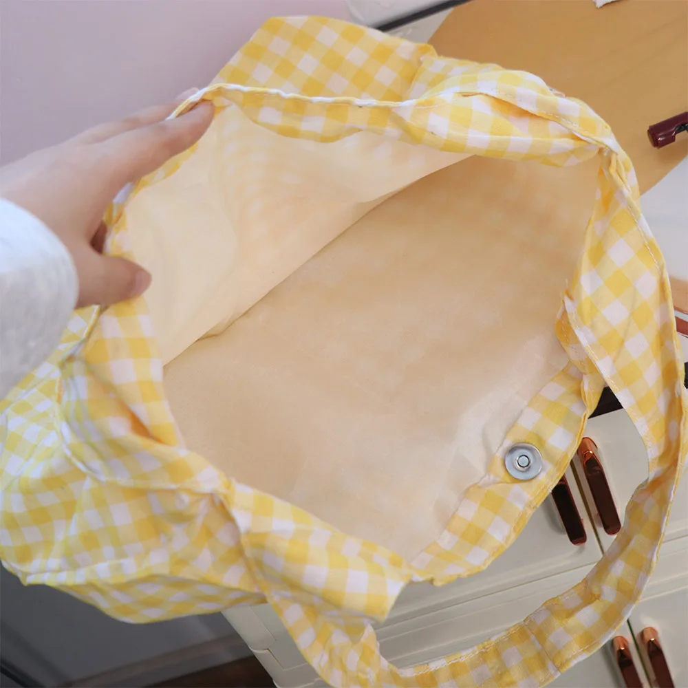 Корейские винтажные клетчатые сумки для подмышек, большая вместительная легкая сумка на одно плечо, женская сумка для студентов, женская сумка