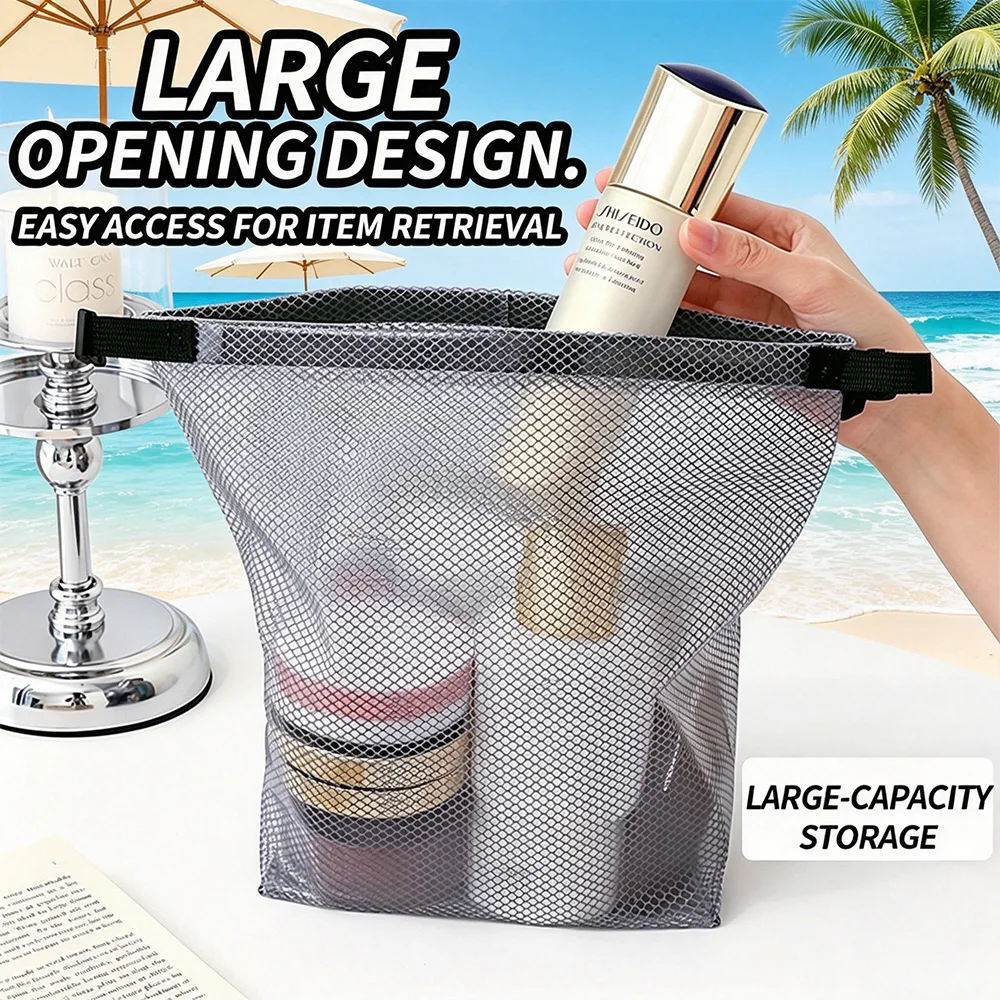 Outdoor Fitness Swimming Waterproof Toiletry Bag Large Capacity Travel Bathroom Organizer Portable Hand Carry Bag