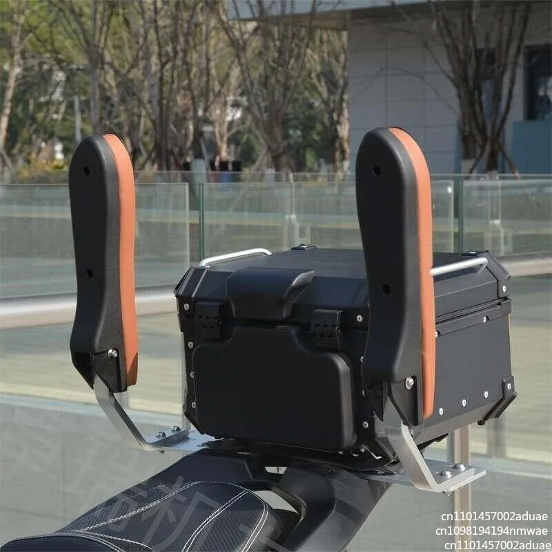 pedal  rally car universal modification accessories Motorcycle rear seat armrest foldable aluminum handrail child backrest