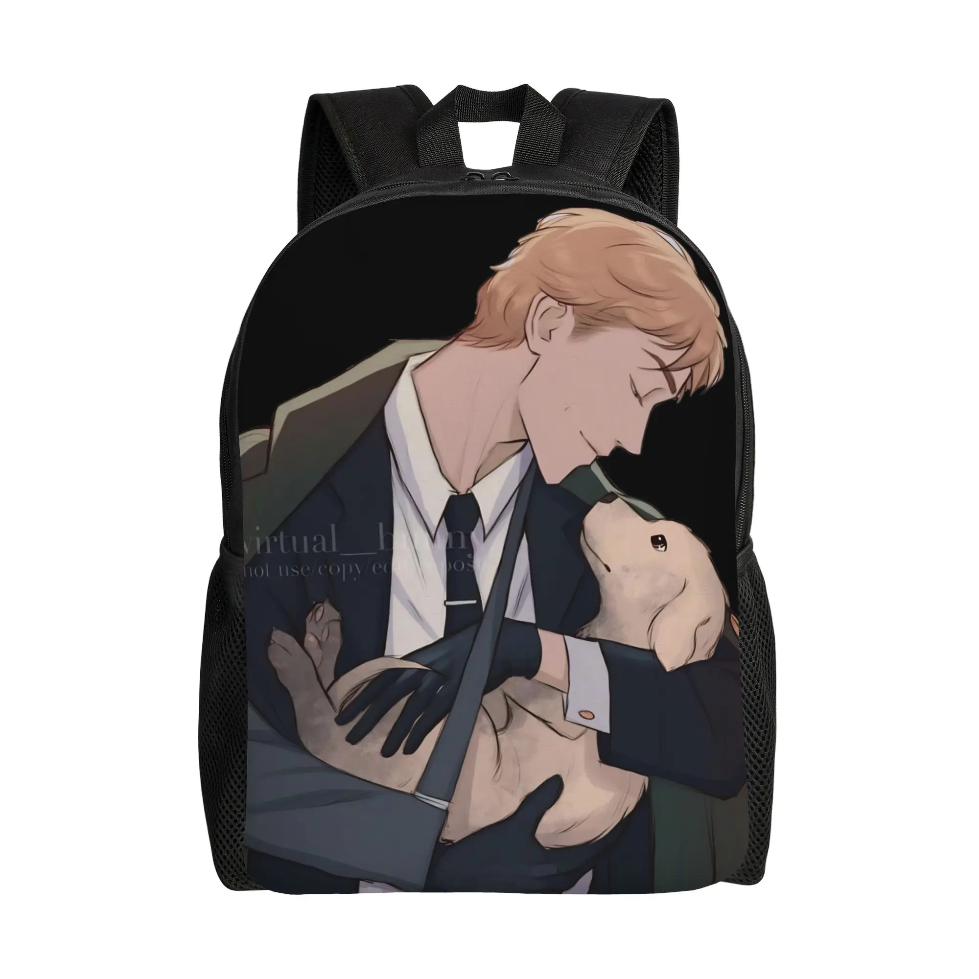 

Aaron Warner Casual Backpack Lightweight Student Work Shatters Me Daypack for Men Women Laptop Computer Canvas Bags