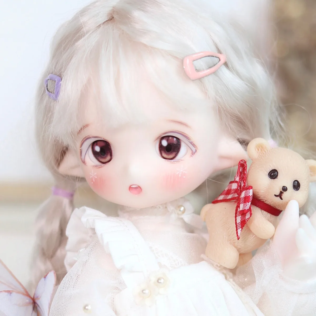 New 26cm BJD doll 1/6 anime face Koi SD Genuine factory sales elf ears gift spot make-up premium resin