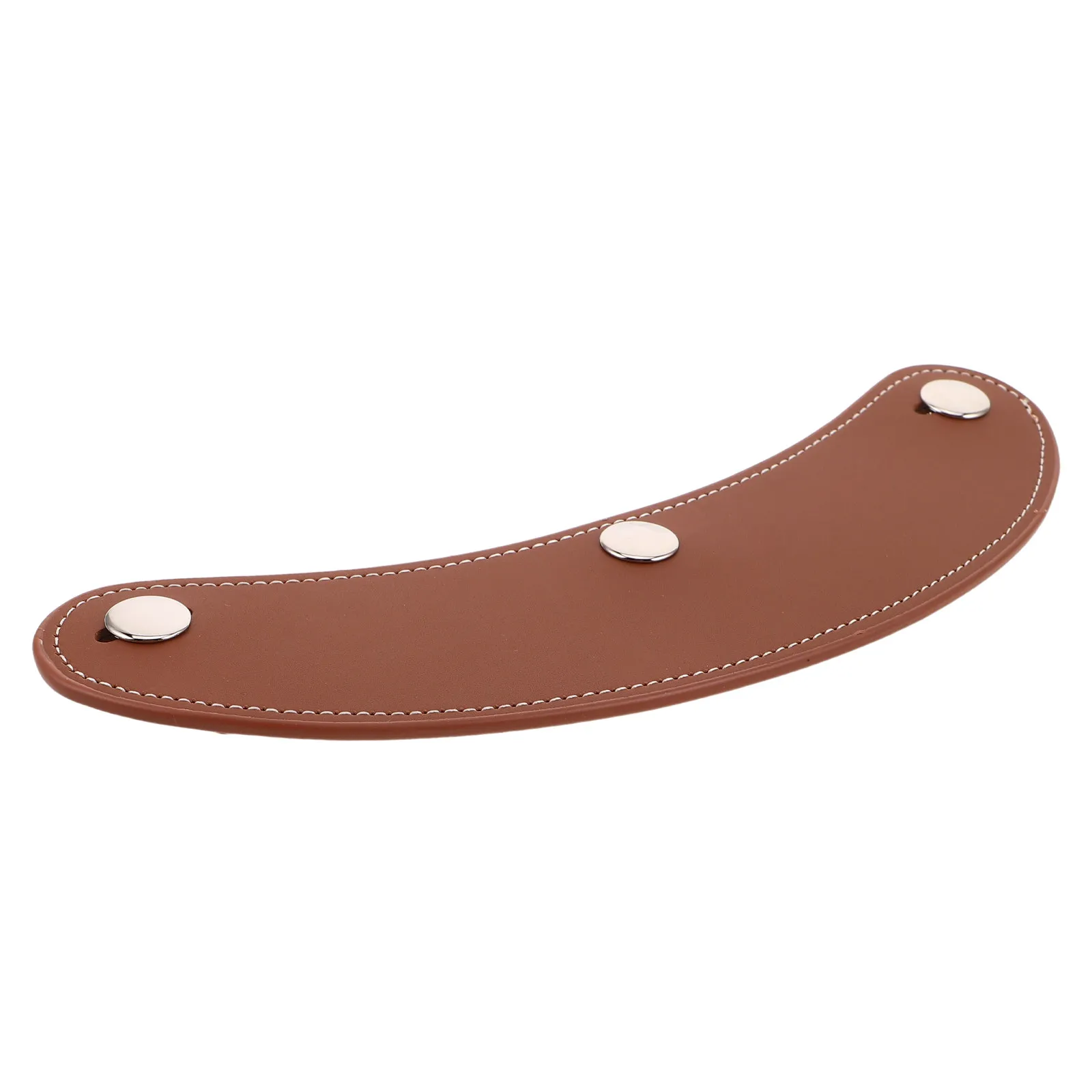 

Vintage Style Motorcycle PU Sun Visor Three Snap Attachment Secure Fit Universal Half Brim Uv Protection Outdoor