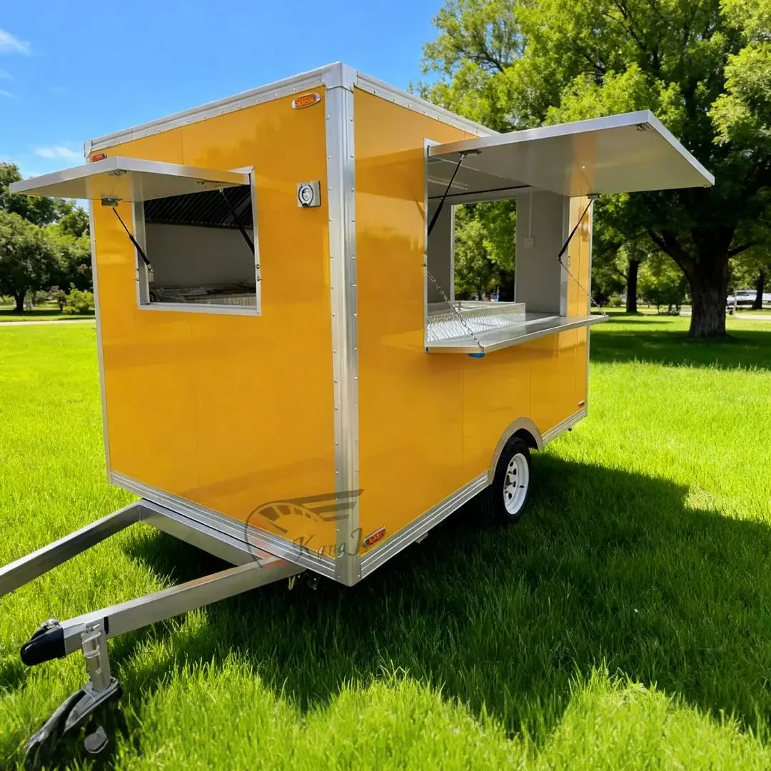 

Tacos Food Truck Fast Food Kitchen Equipment Tortilla Catering Trailer Street Food Truck Franchise for Business Opportunities