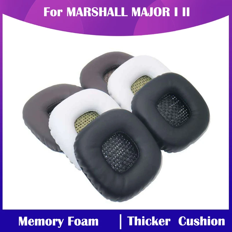 

Comfortable Earpads for MARSHALL MAJOR I II Headset Earmuffs Memory Foam CoverHeadphone Ear Pads