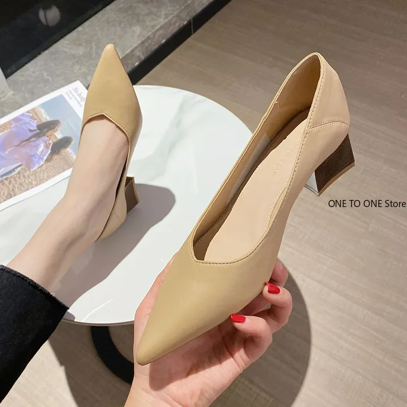 

High Heels Women Shoes Thin High Heels Pumps Shoes Women HeelsShoes Party Office WeddingShoes Large Size Pumps Heels