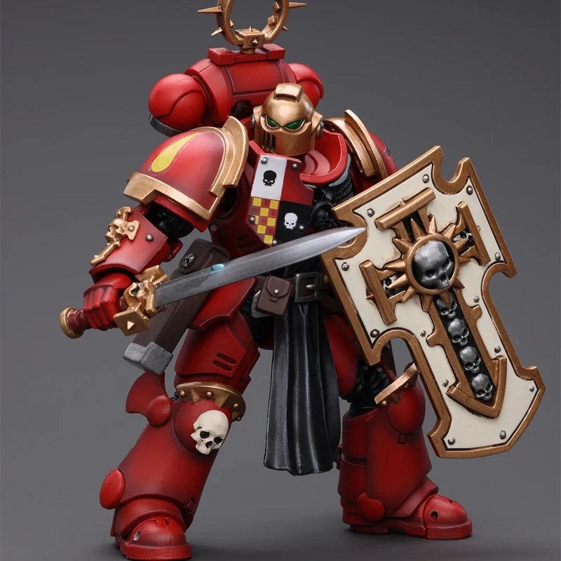 JOYTOY Blood Angels Bladeguard Veteran 1/18 Action Figure Warhammer 40K Primaris Space Marines Anime Figure Joint Doll Toy Gift