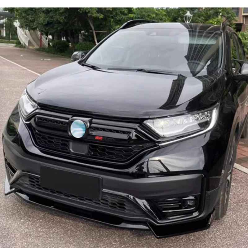 لهوندا CRV 2021 سنة ABS المصد الأمامي الناشر الشفاه الفاصل المضادة للتصادم طقم الجسم الملحقات