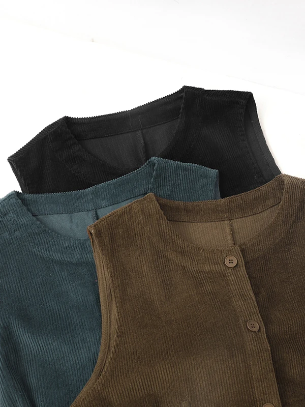 Vintage cor veludo svel dr feminino cardigan de comprimento médio colete dr solto ajuste saia evasê roupa casual