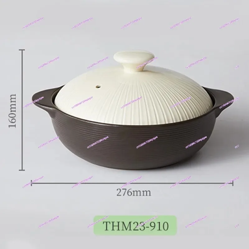 Obrázek 7: Double-lid hlína dusit hrnec - velký schopnost high-temp odolné pro plyn sporák domácí polévka stewing