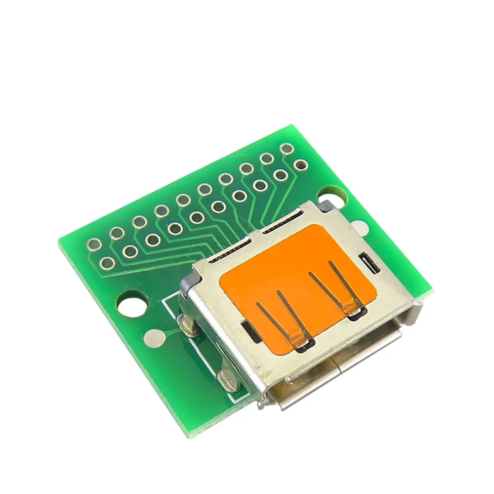 1Piece For Display Port Female Test Board 20P Interface Data Cable Big DP Tail Plug Test Stand  HDMI Adapter Board