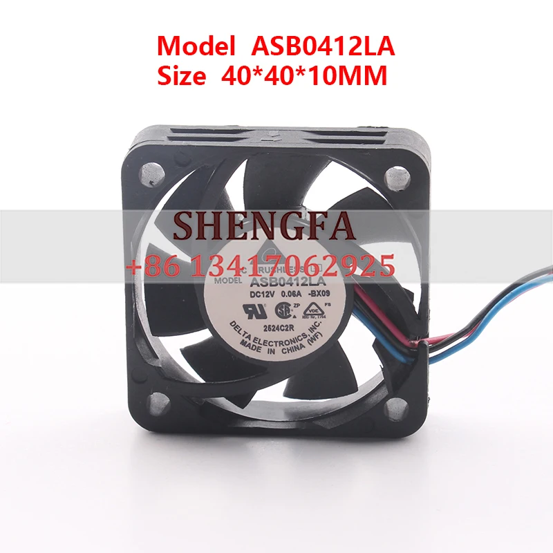 

Delta ASB0412LA 5V 24V 48V DC 12V 0.06A AC EC 4010 4CM Quiet Automotive Power Amplifier Projector Chassis Cooling Fan