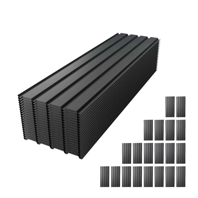 

61IN Galvanized Metal Roof Panels 20 PCS Waterproof Heavy Duty for Sheds Garages Patio Stables