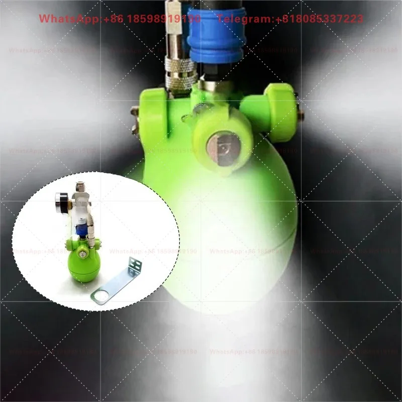 New Portable Industrial Ultrasonic Humidifier High Efficiency Low Pressure Dry Mist Nozzle Dual Fluid Type Workshop Atomizer
