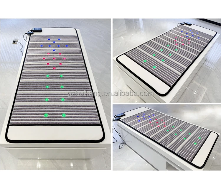 

1-30 Гц PEMF Здравоохранение Оздоровье Аметист Белый кристалл Коврик с отрицательными ионами