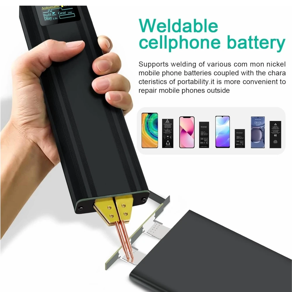 

80 Gears Adjustable All-in-one Spot Welder 0.1-0.2MM Nickel Welding 5V Portable 18650 Lithium Battery Welding Machine USB Charge